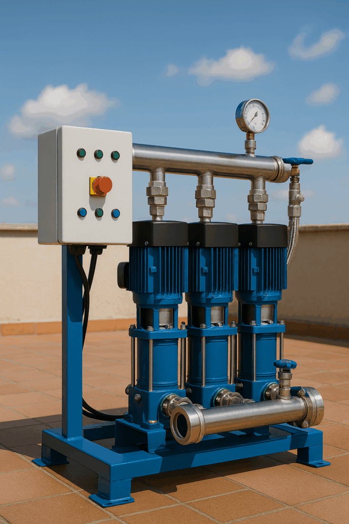 Pompe, Hidrofoare, Grupuri de pompare