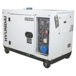 Generator De Curent Monofazat Cu Motor Diesel Hyundai Dhy8600se Insonorizat 6 5 Kva 408258