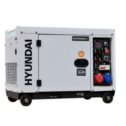 Generator De Curent Trifazat Cu Motor Diesel Hyundai Dhy8600se T 035242